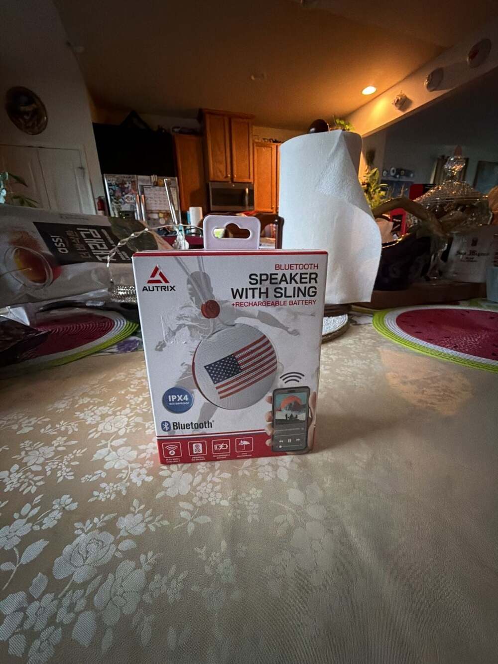 Autrix Bluetooth Speaker with Sling American Flag